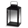 \"Royal\" lantern in black metal, glass panels. - Moinat - Bookshelves, Bookcases, Curio cabinets, Vitrines